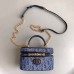 Replica Dior 30 Montaigne Mini Vanity Case in black