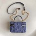 Elegant Replica Dior 30 Montaigne Mini Vanity Case with gold logo