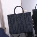 Replica Dior East-West Tote Bag in classic black