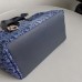 Dior Toujours Medium Blue handbag with handle