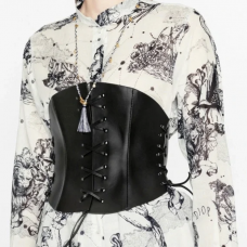 Replica Dior D-Lace Corset Belt black