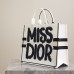 Replica Large Dior Book Tote White