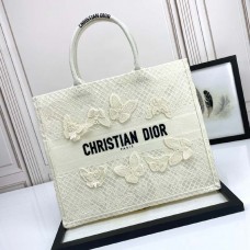 Replica Large Dior Book Tote White