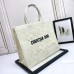 Replica Large Dior Book Tote White