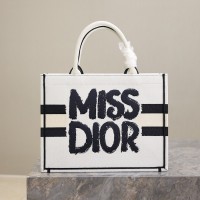 Dior Book Tote White and Blue