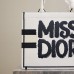 Stylish Dior Book Tote Bag in White and Blue