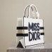Dior Book Tote in White and Blue