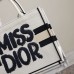 Trendy White and Blue Dior Book Tote