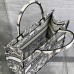 Sleek White and Black Dior Book Tote for Modern Fashion