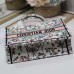 Sophisticated Medium Dior Book Tote in Pristine White