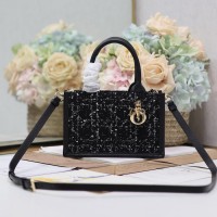 Mini Dior Book Tote Black