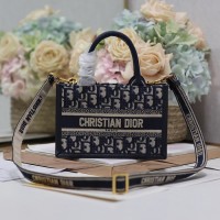 Replica Mini Dior Book Tote Blue