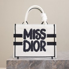 Dior Book Tote White