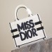 Luxurious White Dior Book Tote for Stylish Outings