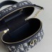 Top view of Replica Dior Caro Mini Vanity Case open