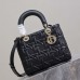 Medium Lady Dior black bag