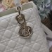 Medium Lady Dior bag replica with gold hardware
