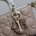 Small replica D-Joy Bag with gold accents