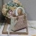 Replica Small Lady Dior Bag in latte lambskin