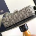 Close-up of Dior Small Saddle Messenger Bag’s unique shape