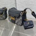 Replica Small Blue Dior Oblique Streetchic Bag Front View