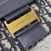 Replica Blue Dior Bag with Gold-Tone Hardware and Logo