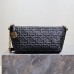 Close-up of Replica Dior Diorstar Hobo Bag logo