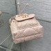 Nano Dior Caro Bucket Bag Replica – Pink Quilted Leather Handbag