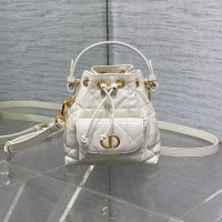 Replica Dior Caro Nano Bucket Bag White - Top qualirt replica dior bags