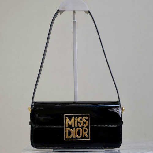 Miss Dior Flap Bag Black
