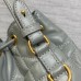 Small Dior Caro Bucket Bag Replica – Grey Quilted Leather Handbag