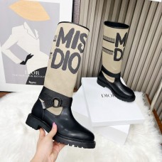 Replica d major boots dior black